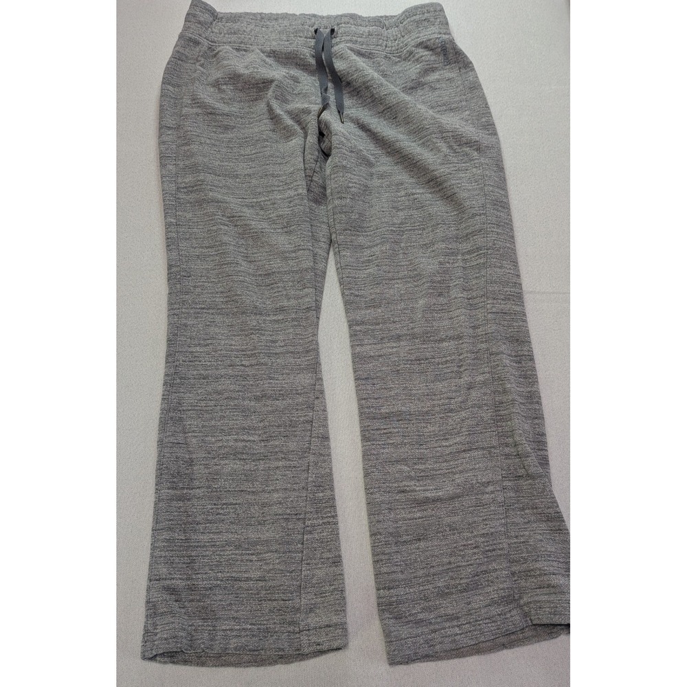 Reebok Sweatpants Womens Medium Grey Excellent Wide Leg Space Dye Athletic Pants